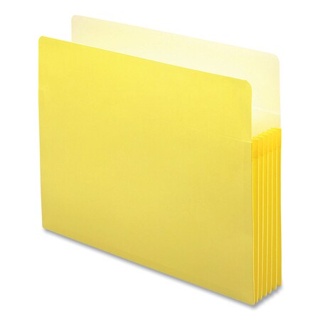 Smead Expandable File Pocket 8-1/2 x 11", 5.25" Expansion, Yellow 73243